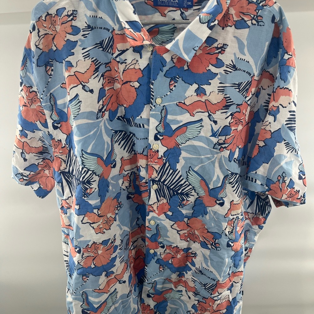 Tropical Floral‎ Men's Shirt